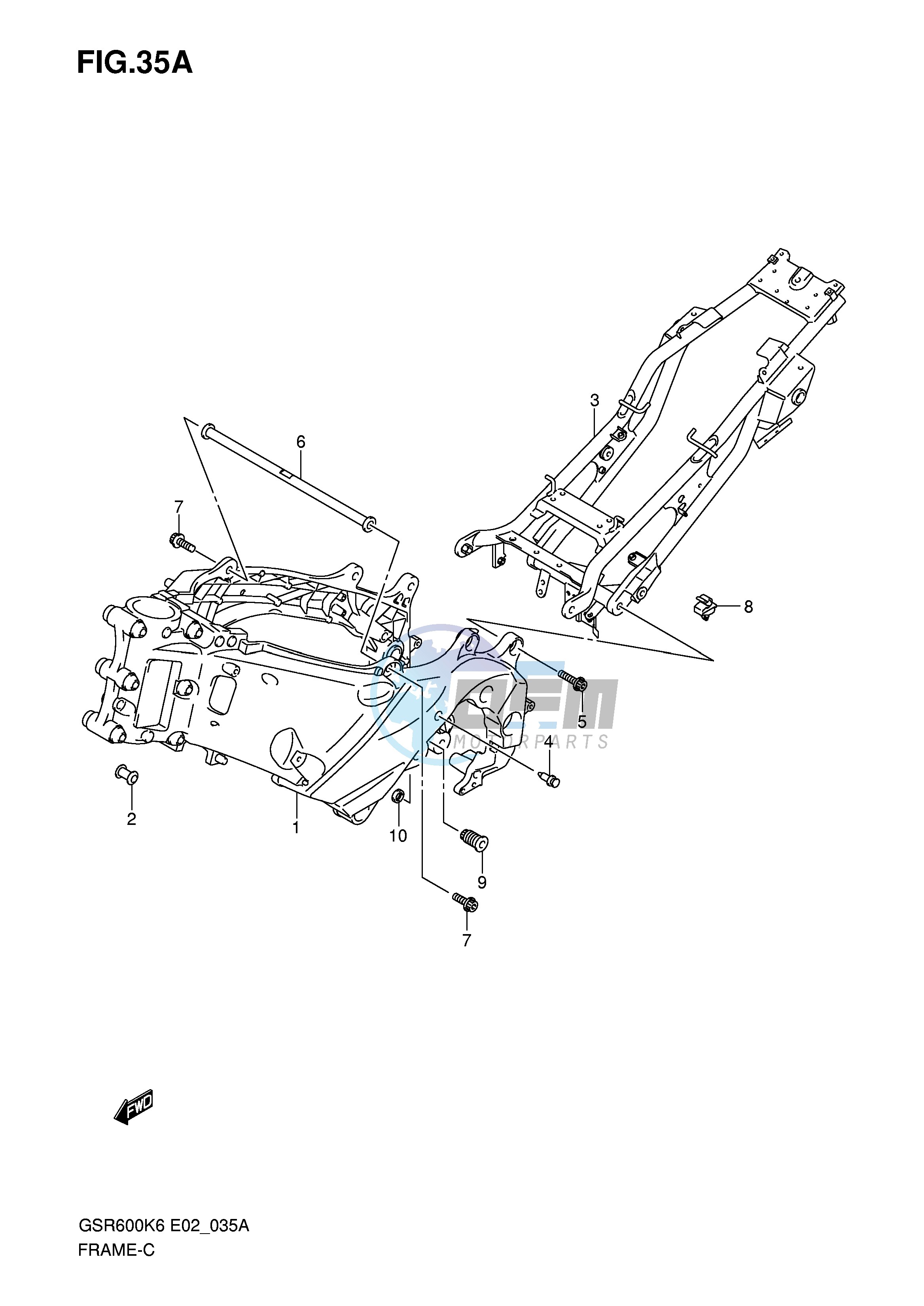 FRAME (GSR600AK7 UAK7)