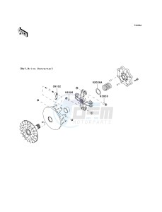 KVF700 D [PRAIRIE 700 4X4 TEAM GREEN SPECIAL EDITION] (6F) D6F drawing OPTIONAL PARTS-- DRIVE CONVERTER- -