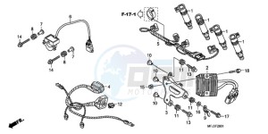 CBR600RRA Europe Direct - (ED / 2ED) drawing SUB HARNESS