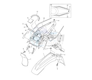 WR X 250 drawing FENDER