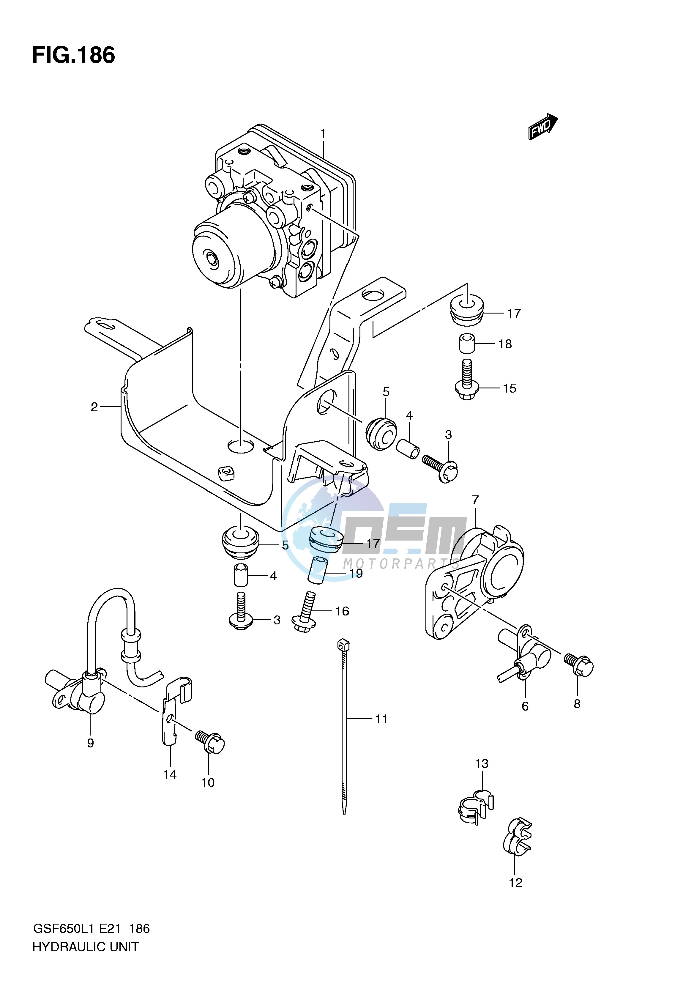 HYDRAULIC UNIT (GSF650UAL1 E21)