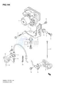 AN650 (E3-E28) Burgman drawing HYDRAULIC UNIT (AN650AL1 E33)