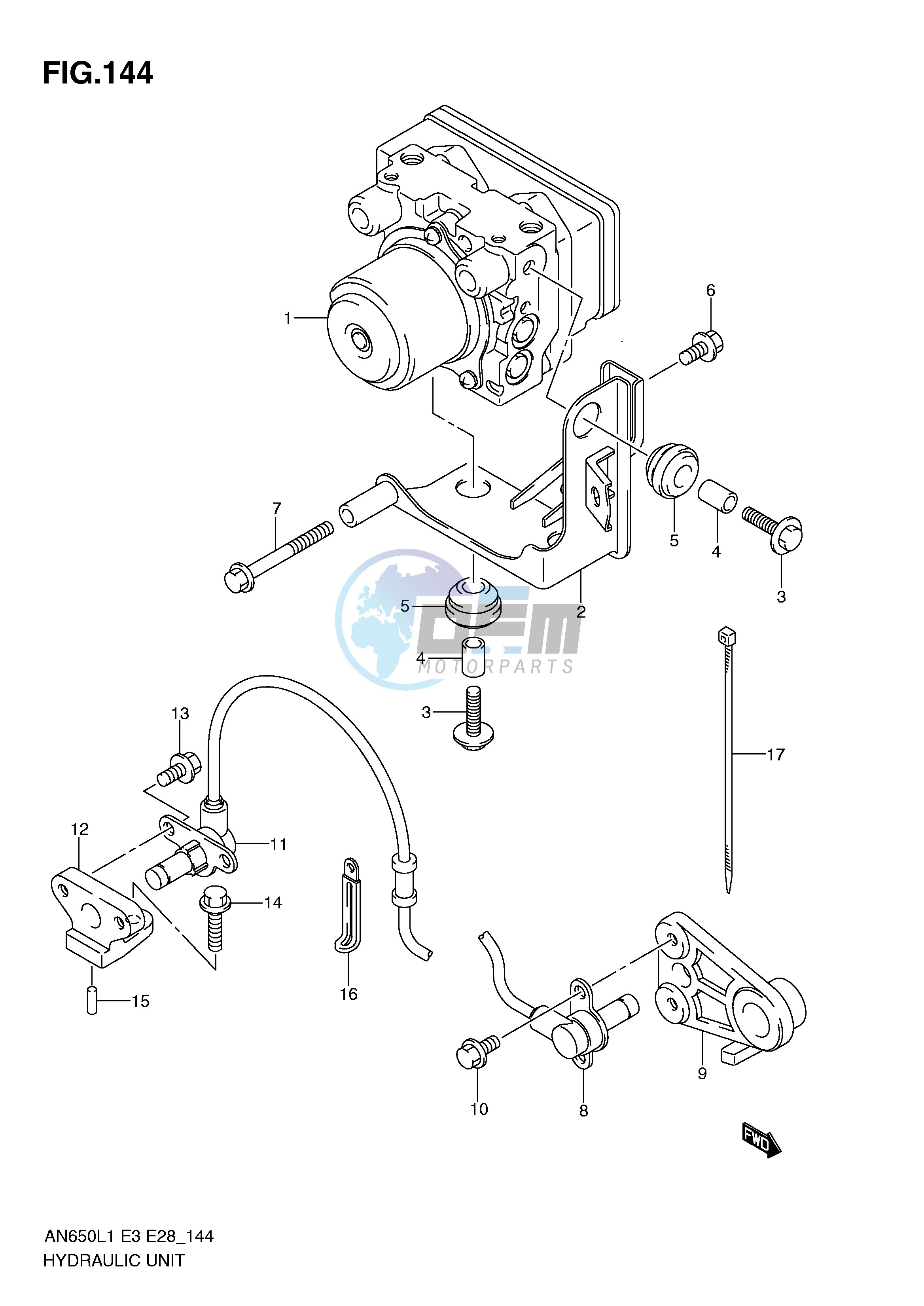 HYDRAULIC UNIT (AN650AL1 E33)