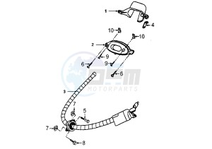 VIVACITY - 100 cc drawing ANTI-THEFT CABLE