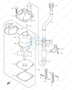 DF 100 drawing Water Pump