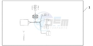 XL700VAB TRANSALP E drawing FOG LIGHT CONTROLLER