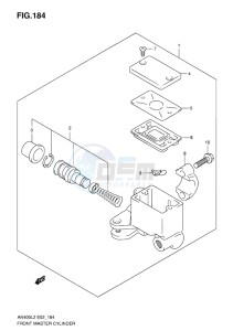 AN400Z ABS BURGMAN EU-UK drawing FRONT MASTER CYLINDER