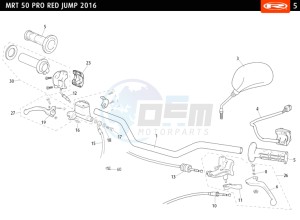 MRT-50-PRO-RED-JUMP drawing HANDLEBARS