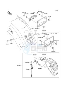 VN 2000 A [VULCAN 2000] (A1-A2) [VULCAN 2000] drawing TAILLIGHT-- S- -