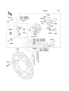 VN 1600 D [VULCAN 1600 NOMAD] (D1) D1 drawing FRONT BRAKE