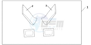 NT700VB drawing KNEE PAD SET