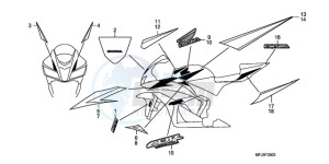 CBR600RR9 Korea - (KO) drawing MARK/STRIPE (6)