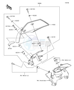 Z1000 ABS ZR1000GGF FR GB XX (EU ME A(FRICA) drawing Accessory(Meter Cover)