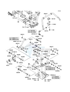 KVF750_4X4 KVF750D8F EU GB drawing Rear Suspension