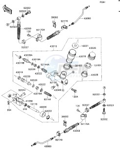 KAF 540 E [MULE 2030] (E1) [MULE 2030] drawing MASTER CYLINDER