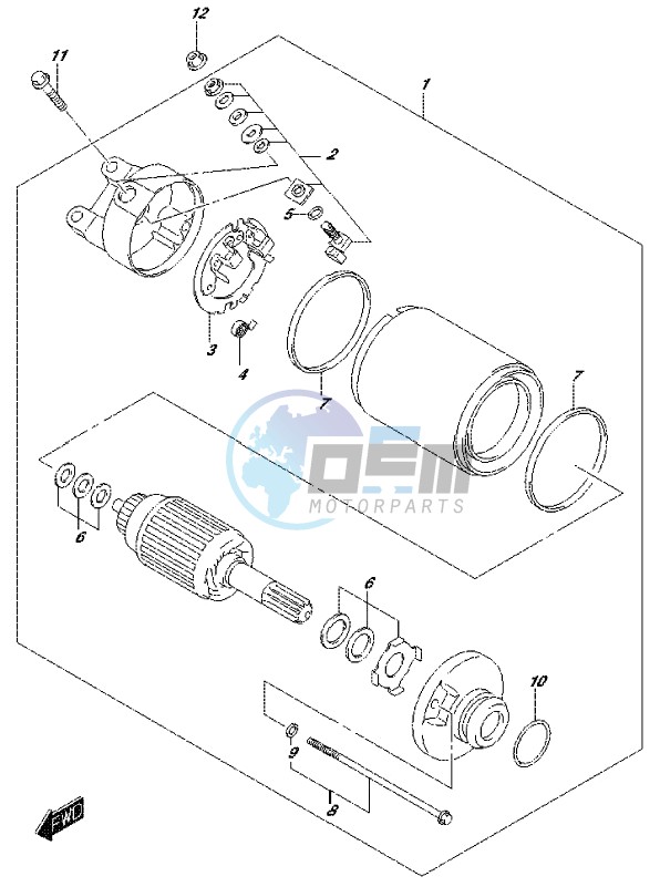 STARTING MOTOR