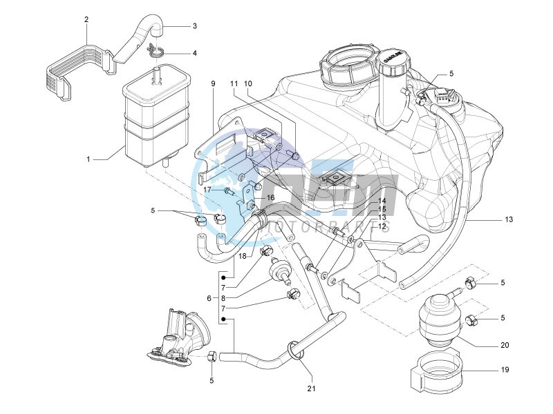 Anti-percolation system