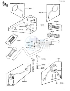 KZ 305 A [CSR] (A1-A2) [CSR] drawing HANDLEBAR