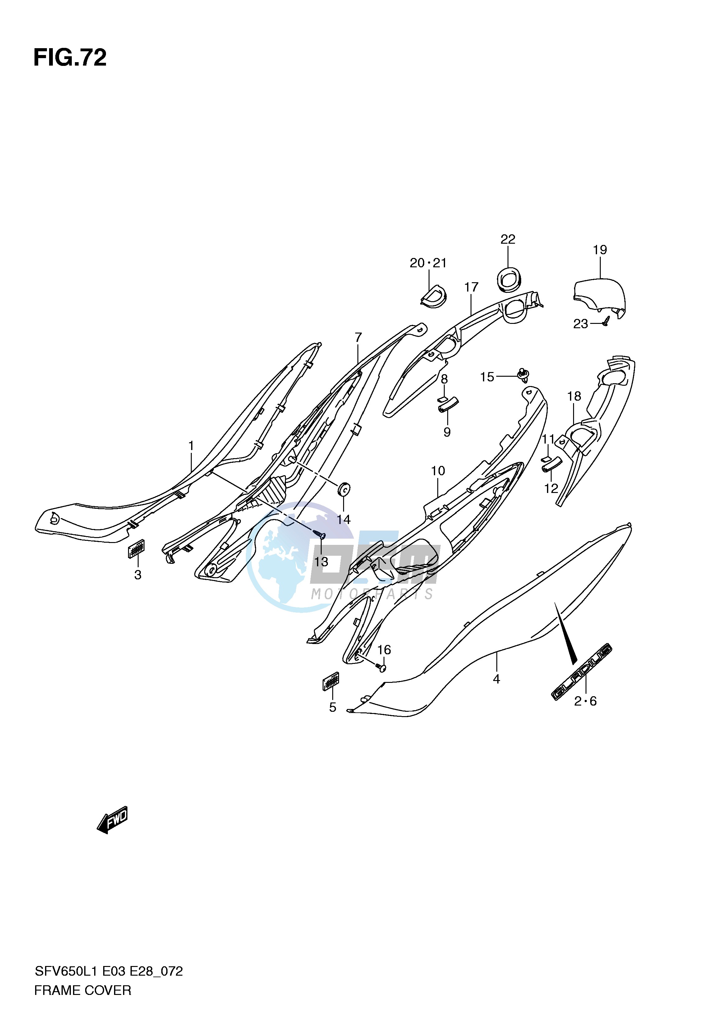 FRAME COVER (SFV650AL1 E33)