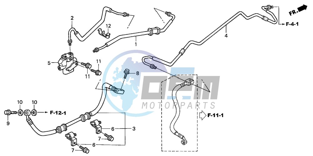 BRAKE LINES (NT650V2/3/4/5)