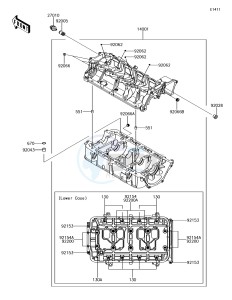 JET_SKI_ULTRA_310X JT1500LFF EU drawing Crankcase