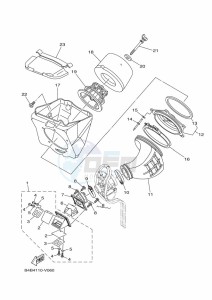 YZ85LW YZ85 (B0G7) drawing INTAKE