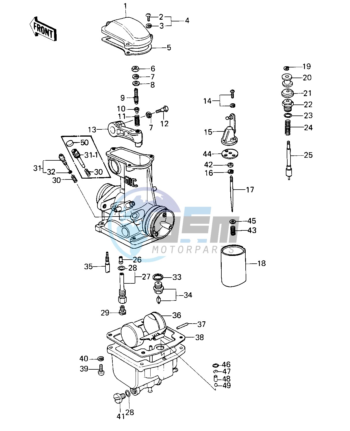 CARBURETOR PARTS -- USA- -