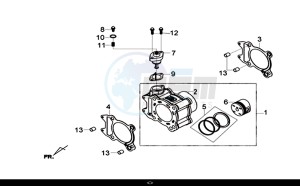 HD 300I ABS (LS30W1-EU) (L9-M0) drawing CYLINDER SET