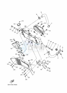 MT-03 MTN320-A (B9A9) drawing RADIATOR & HOSE