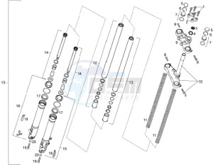 SMT 50 drawing Fork assy