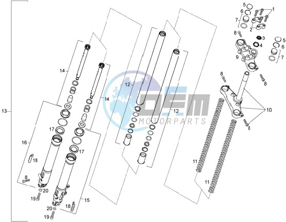 Fork assy