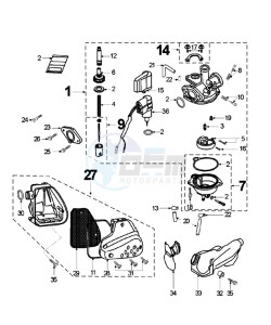 VIVA N drawing CARBURETTOR