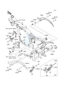 VN 2000 G [VULCAN 2000] (8F-9F) G8F drawing FRAME FITTINGS