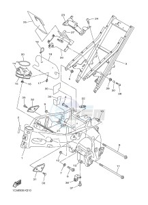 FZ1-S FZ1 FAZER 1000 (2DV1) drawing FRAME