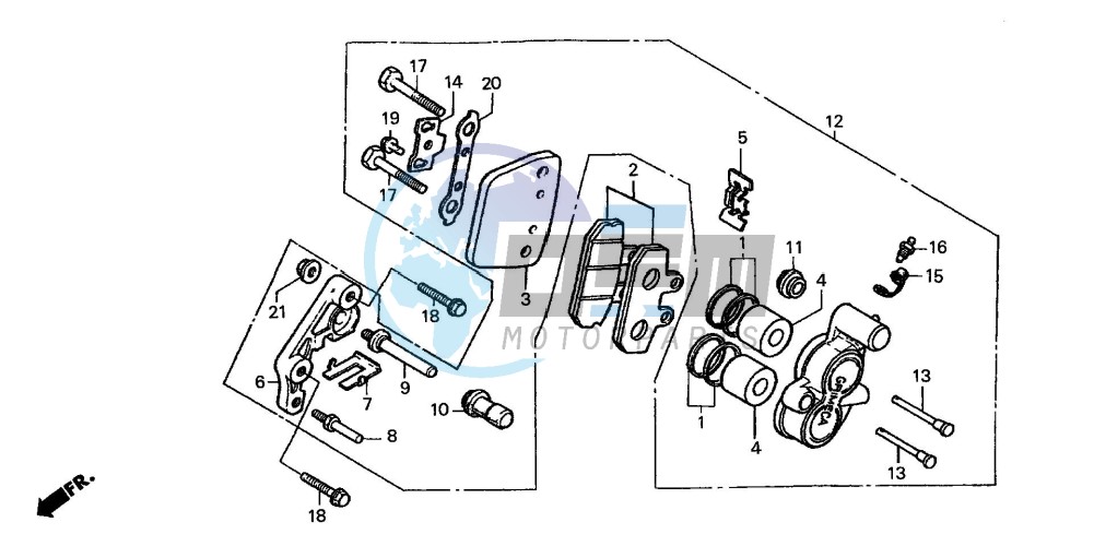 FRONT BRAKE CALIPER