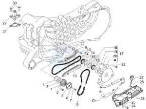 ZIP 100 4T (Vietnam) drawing Oil pump