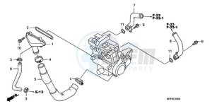 CB1300A9 BR / ABS MME - (BR / ABS MME) drawing WATER PIPE