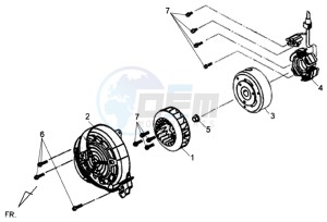 ORBIT 50 2T NAKED drawing MAGNETO / FLYWHEEL