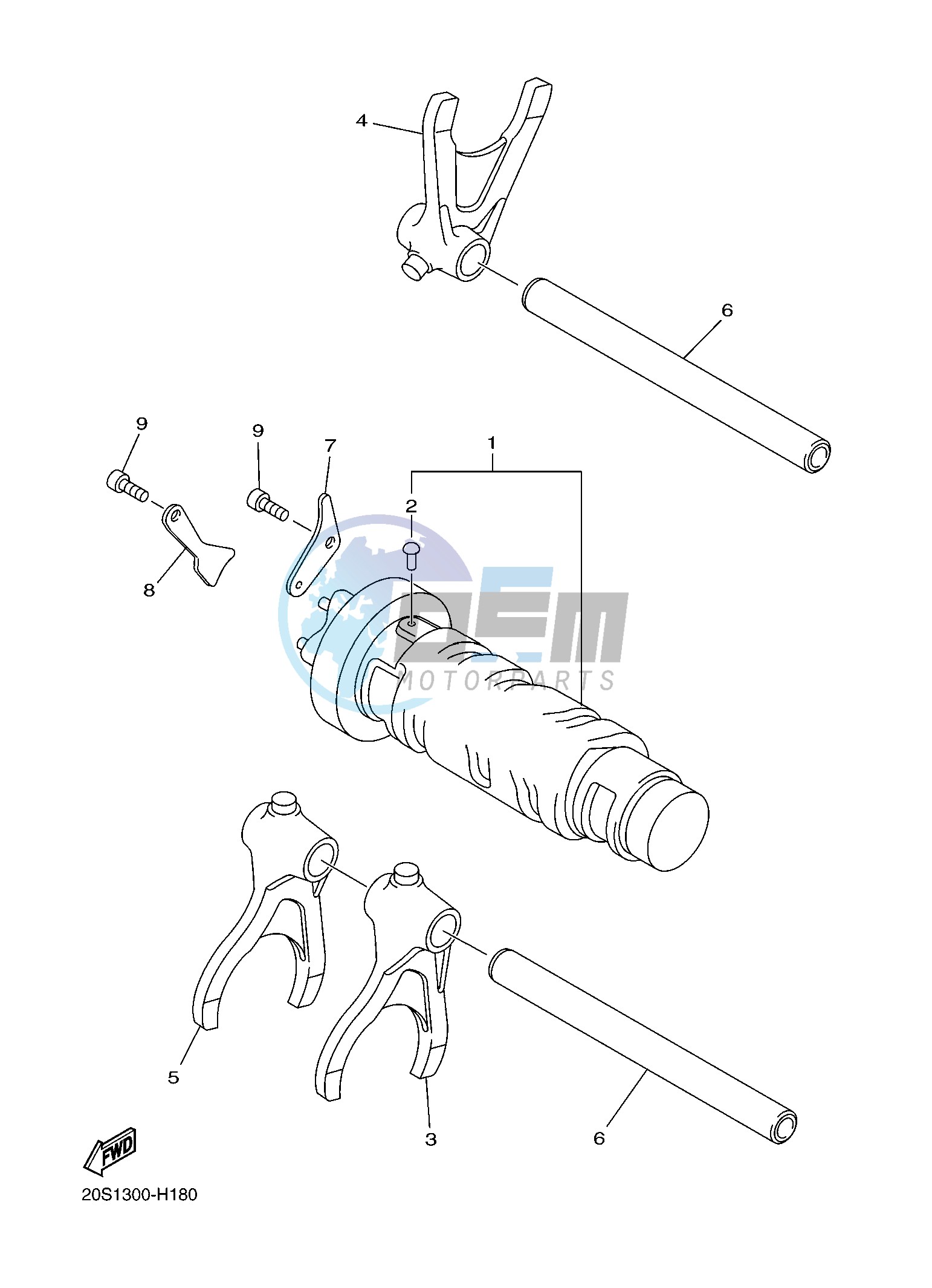 SHIFT CAM & FORK