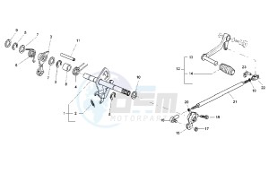 BT BULLDOG 1100 drawing SHIFT SHAFT