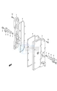 DF 225 drawing Exhaust Cover