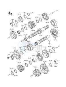 EX 500 D [NINJA 500] (D1-D5) [NINJA 500] drawing TRANSMISSION