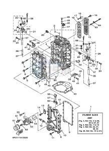 LF250TXR drawing CYLINDER--CRANKCASE-1