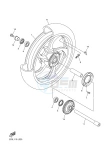 VMX17 VMAX17 1700 (2CEN) drawing FRONT WHEEL