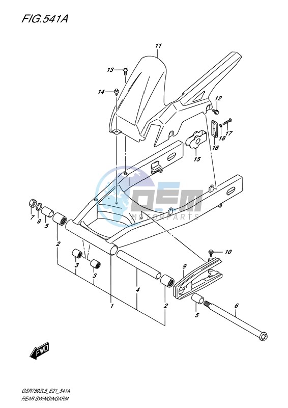 REAR SWINGINGARM