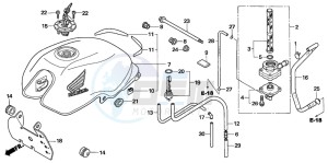 CBF600NA drawing FUEL TANK (CBF600N6/NA6)