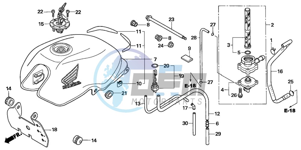 FUEL TANK (CBF600N6/NA6)