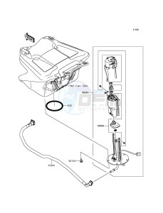 1400GTR ABS ZG1400EFF FR GB XX (EU ME A(FRICA) drawing Fuel Pump