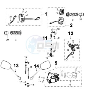 VIVA 3 L 50 4T A SIXTIES drawing BRAKE SYSTEM