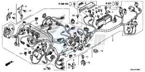 VFR1200X Europe Direct - (ED) drawing WIRE HARNESS